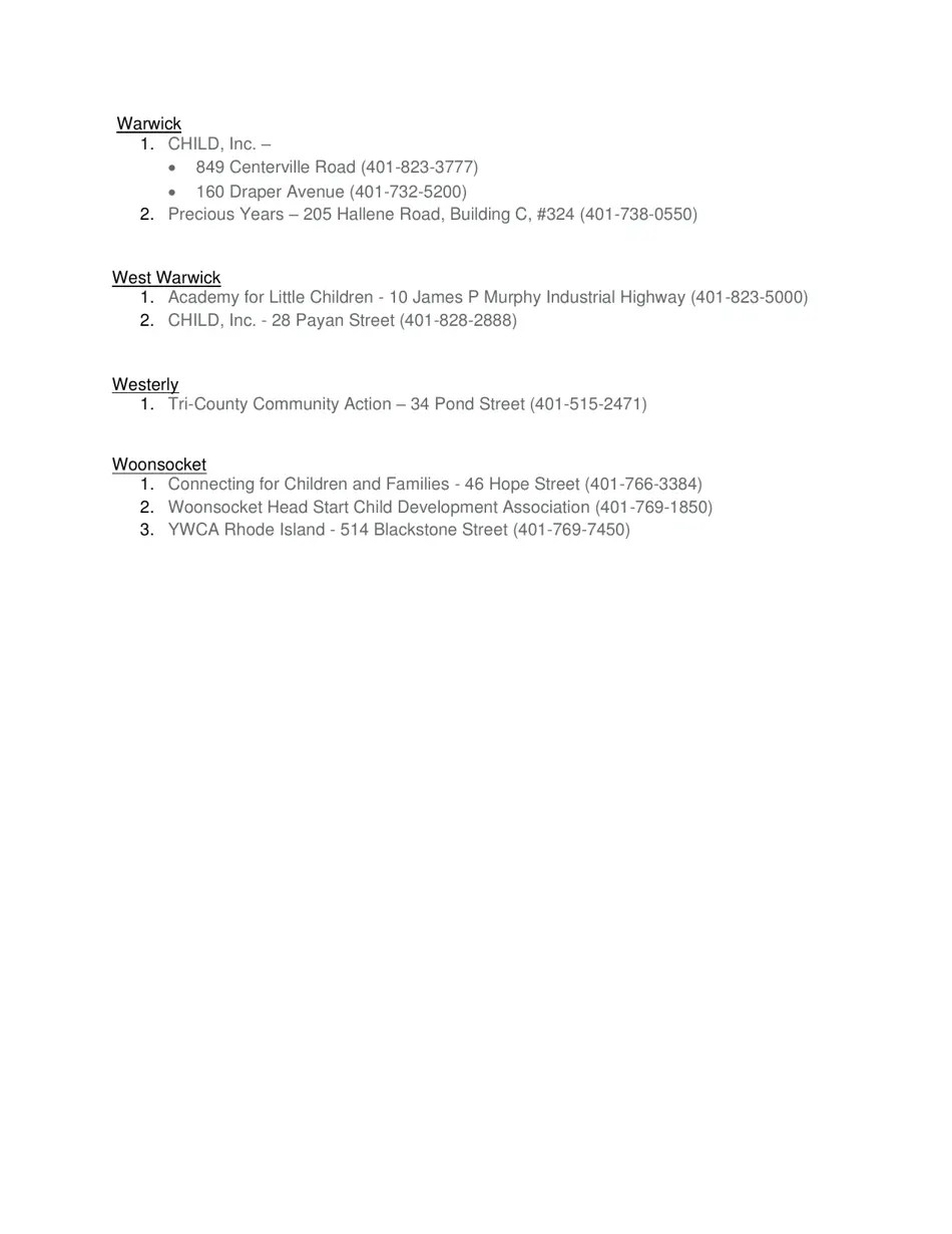 2023 Rhode Island Prekindergarten Lottery Application Fill Out, Sign