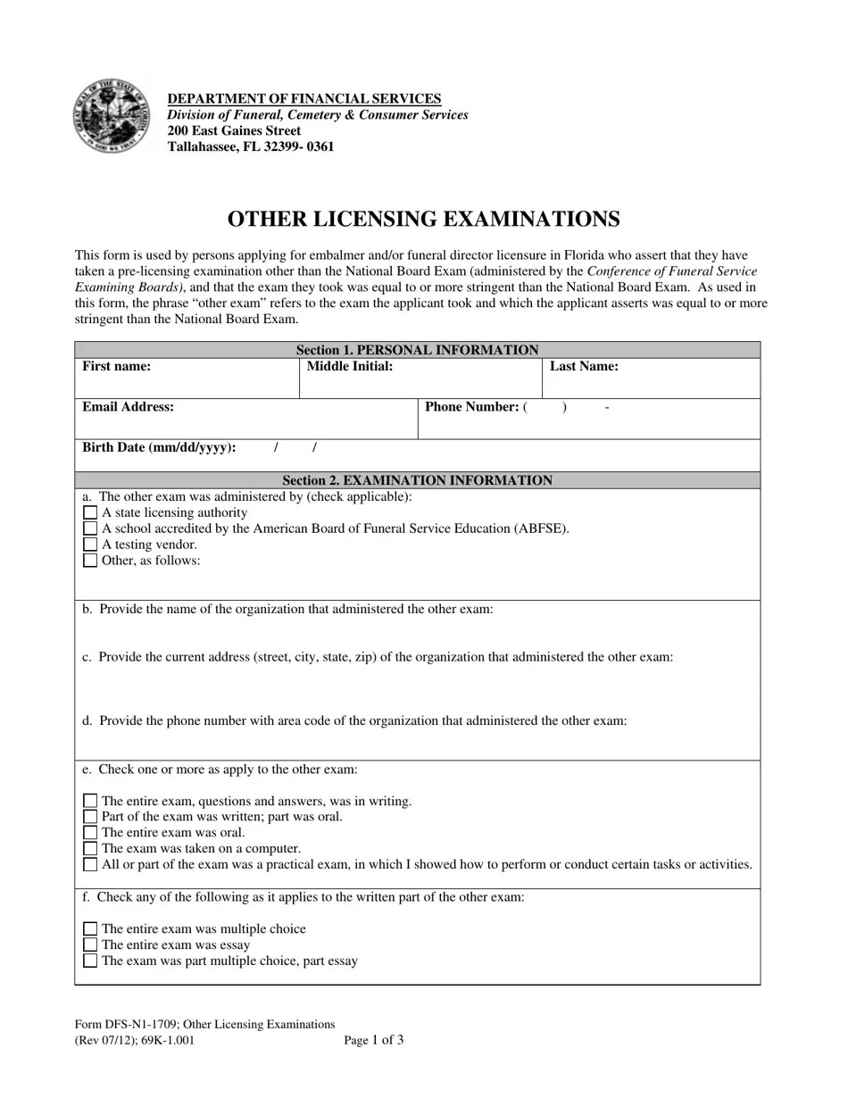 Form DFSN11709 Fill Out, Sign Online and Download Printable PDF