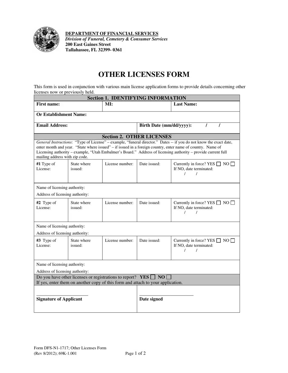 Form DFSN11717 Fill Out, Sign Online and Download Printable PDF