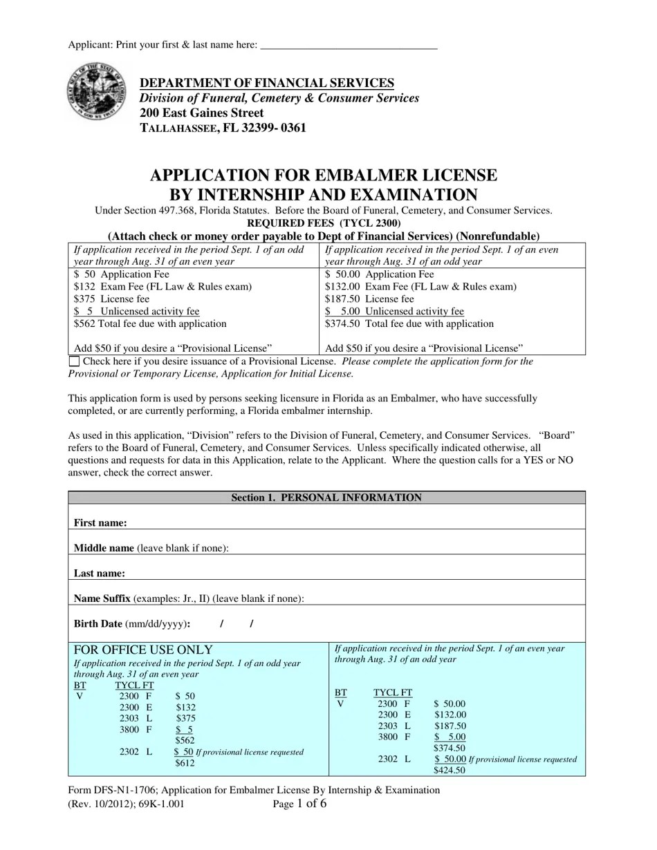 Form DFSN11706 Fill Out, Sign Online and Download Printable PDF