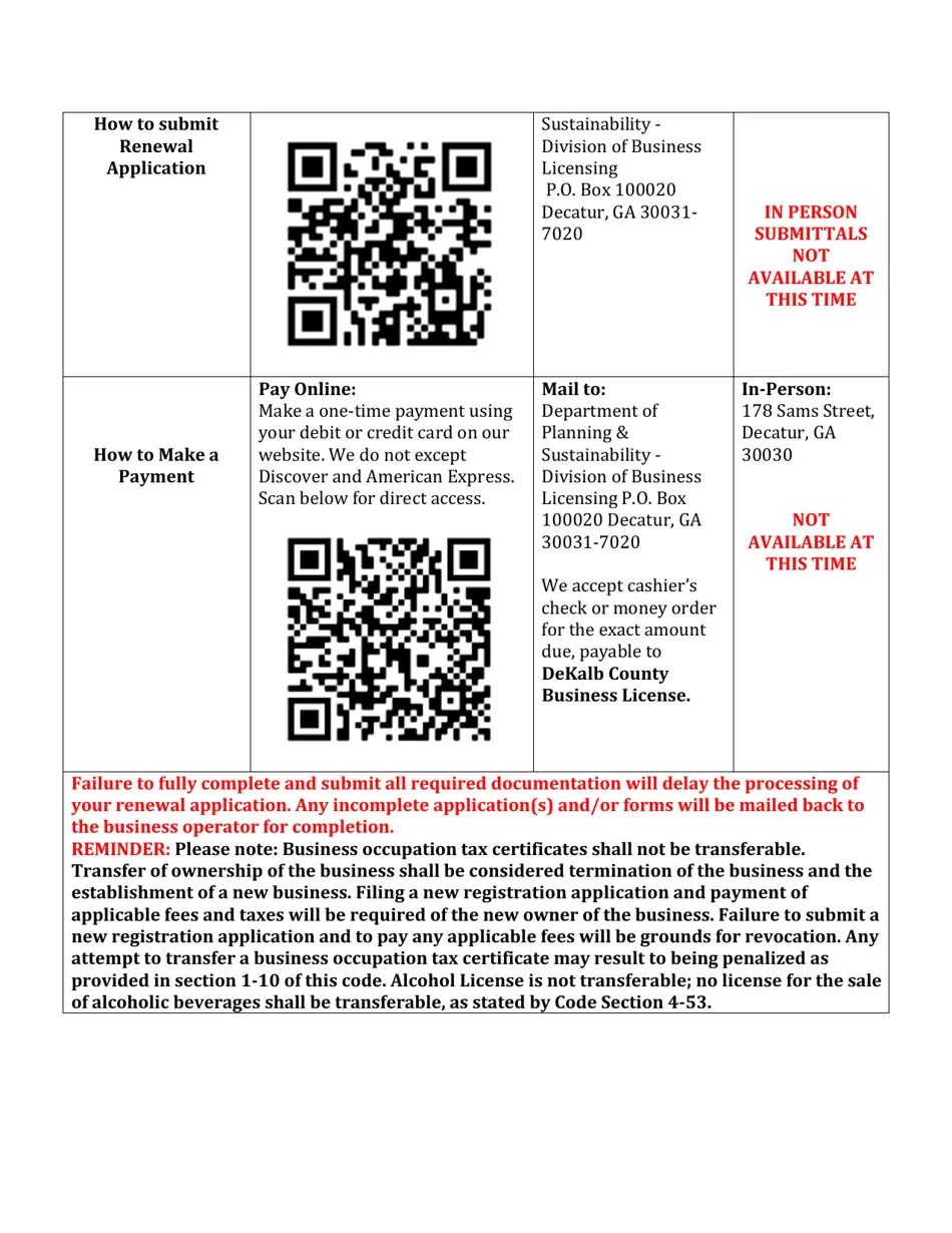 2022 DeKalb County, (United States) Alcohol License and