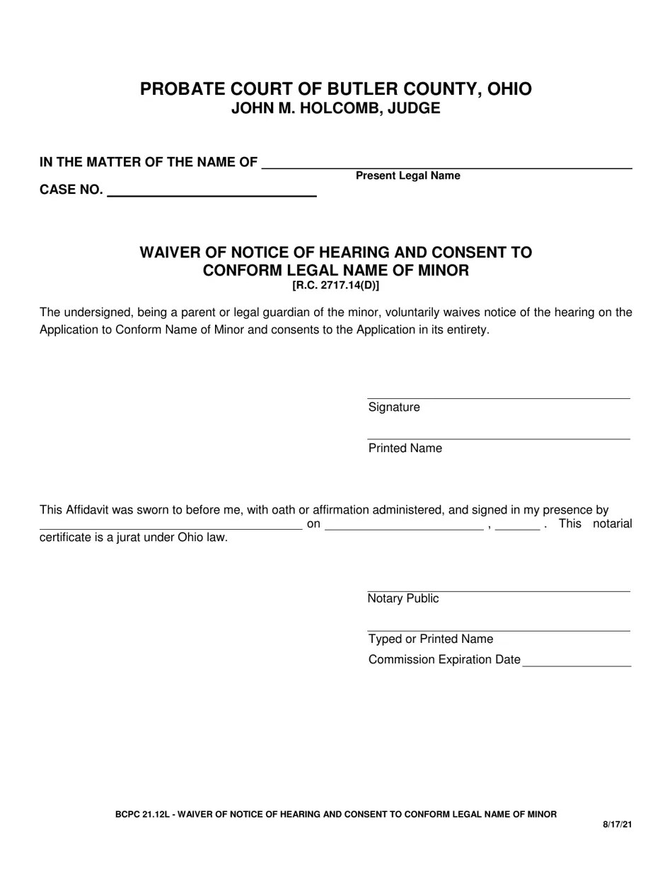 BCPC Form 21.12L Fill Out, Sign Online and Download Fillable PDF