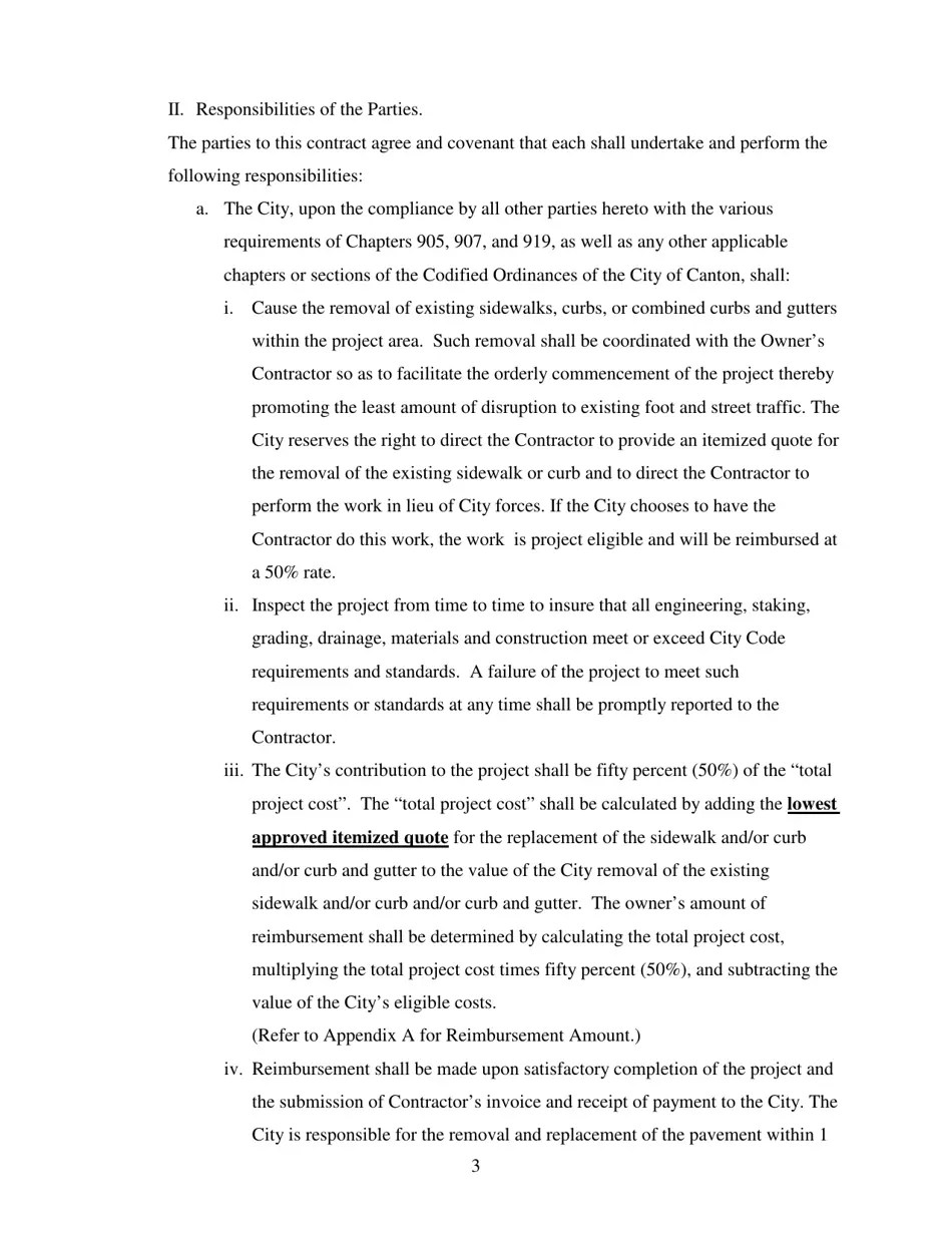 City of Canton, Ohio Application and Contract Pursuant to Chapter 919