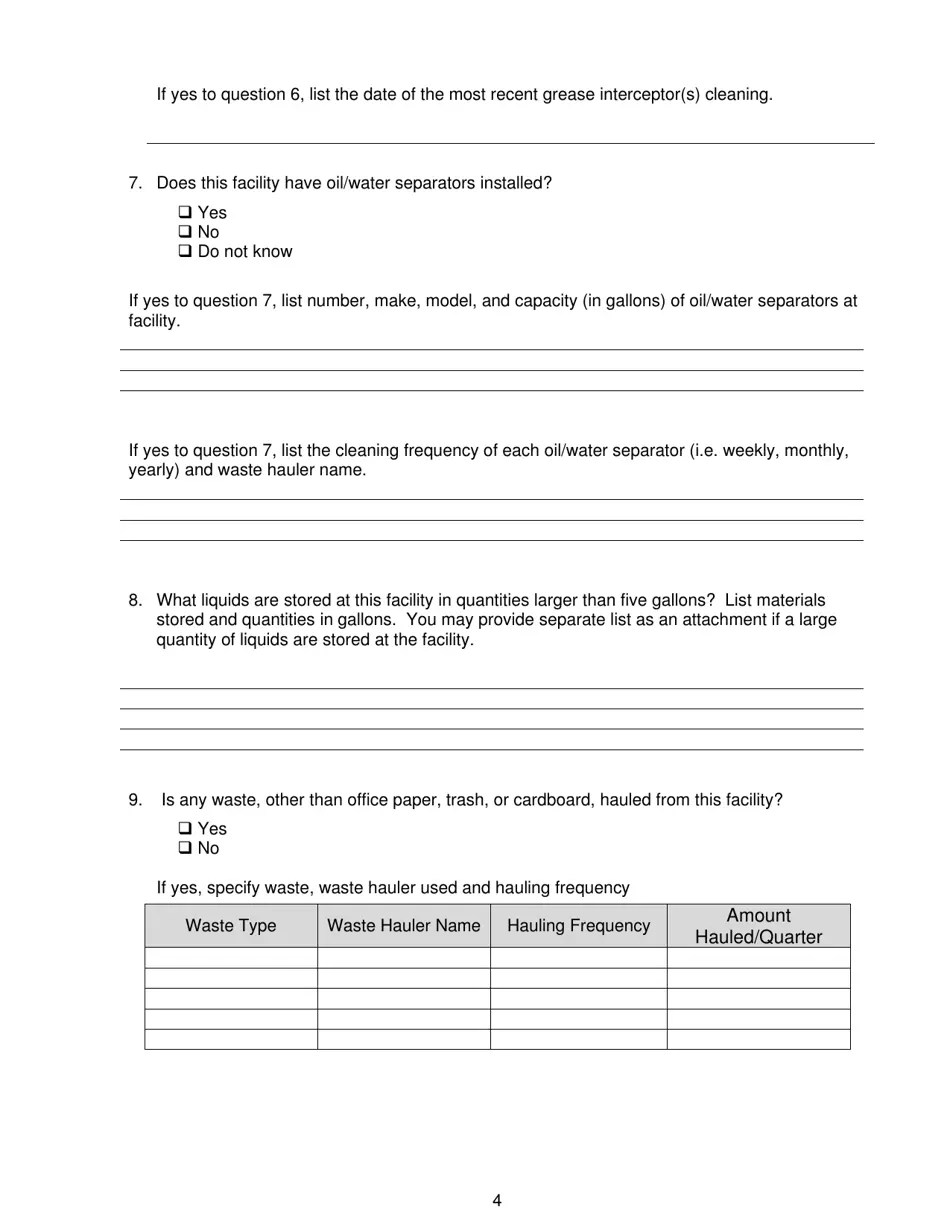City of Grand Rapids, Michigan Nondomestic User Survey Fill Out