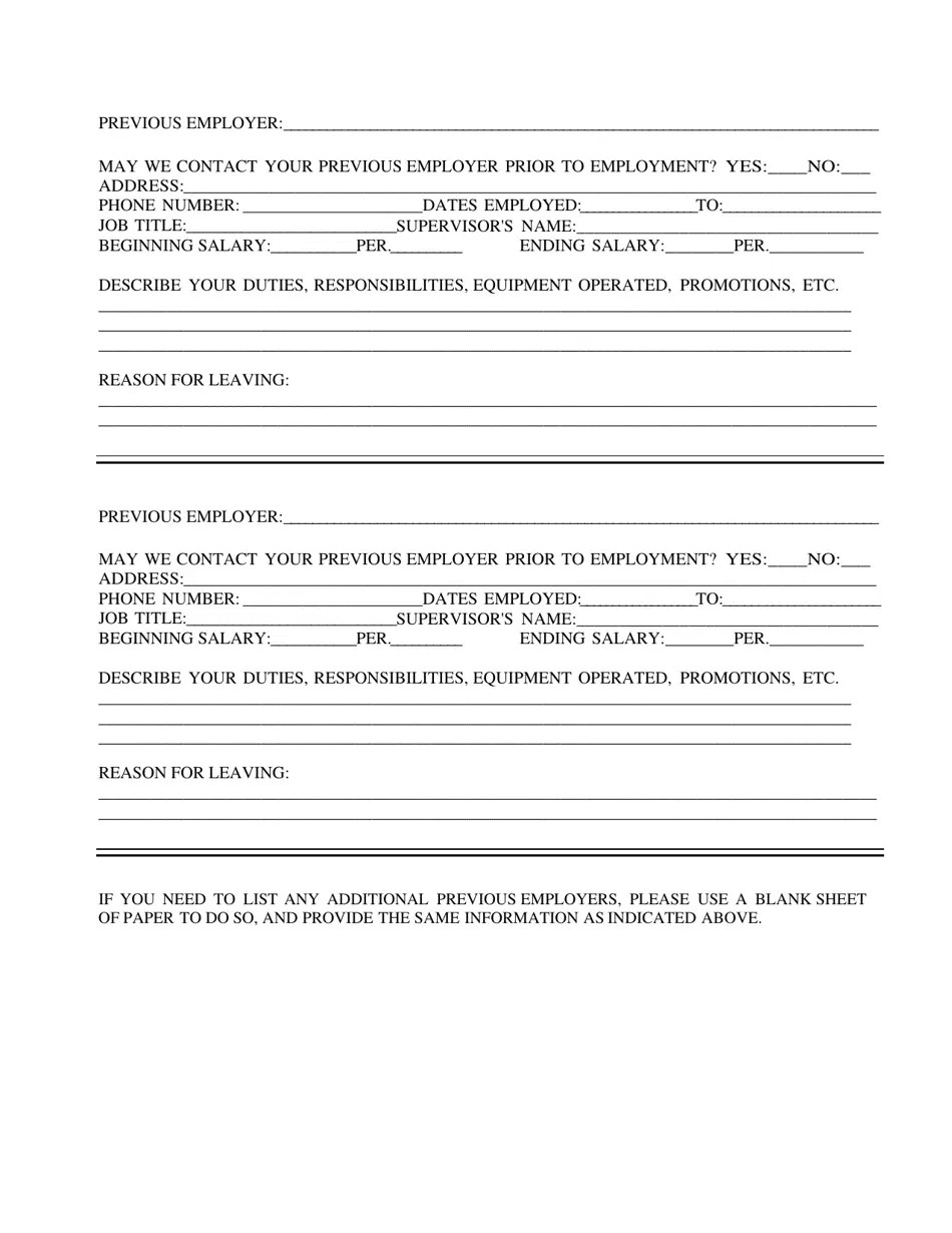 Athens County, Ohio Application for Employment Fill Out, Sign Online