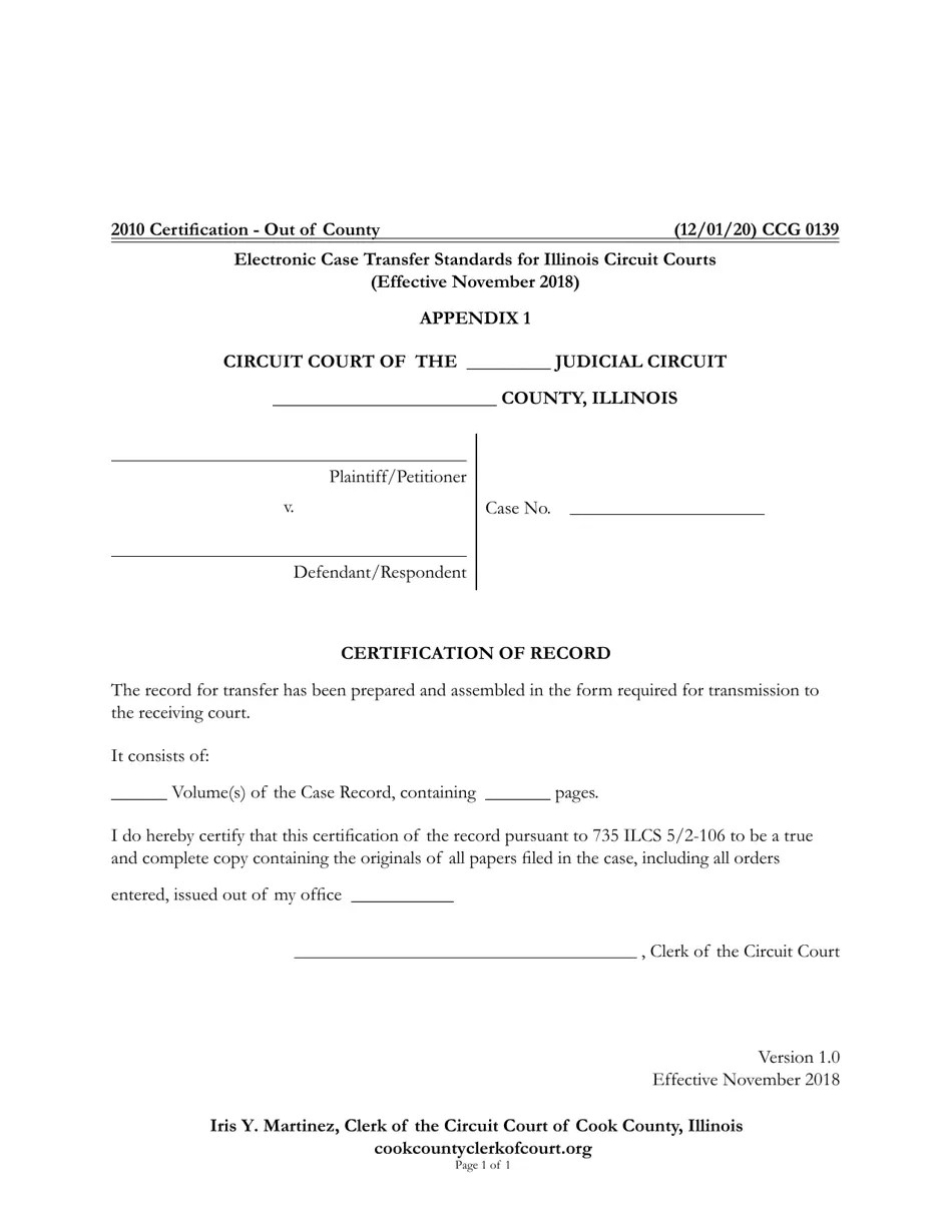 Form CCG0139 Appendix 1 Fill Out, Sign Online and Download Fillable