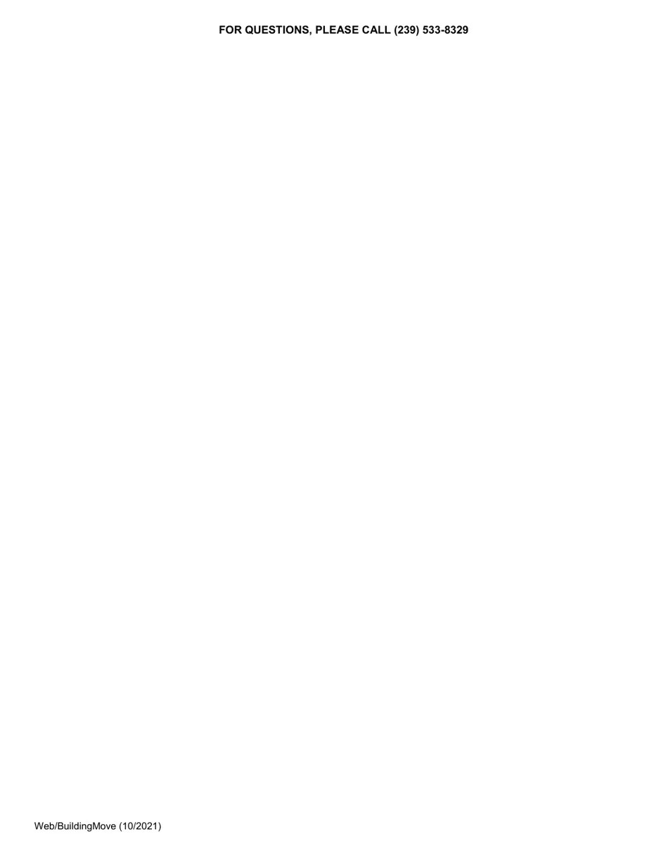 Lee County, Florida Building Move Application Fill Out, Sign Online