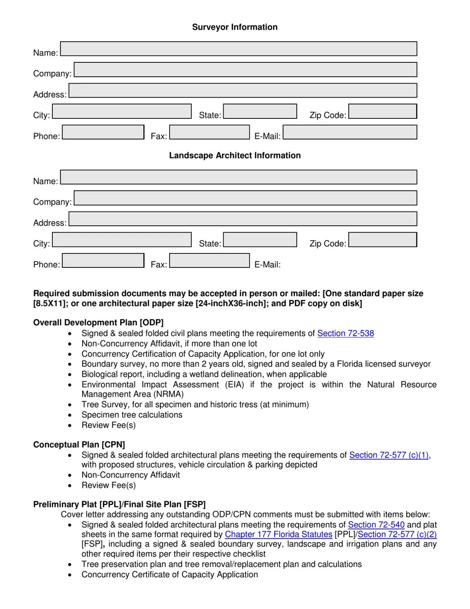 Volusia County, Florida Plan Review Application Fill Out, Sign Online