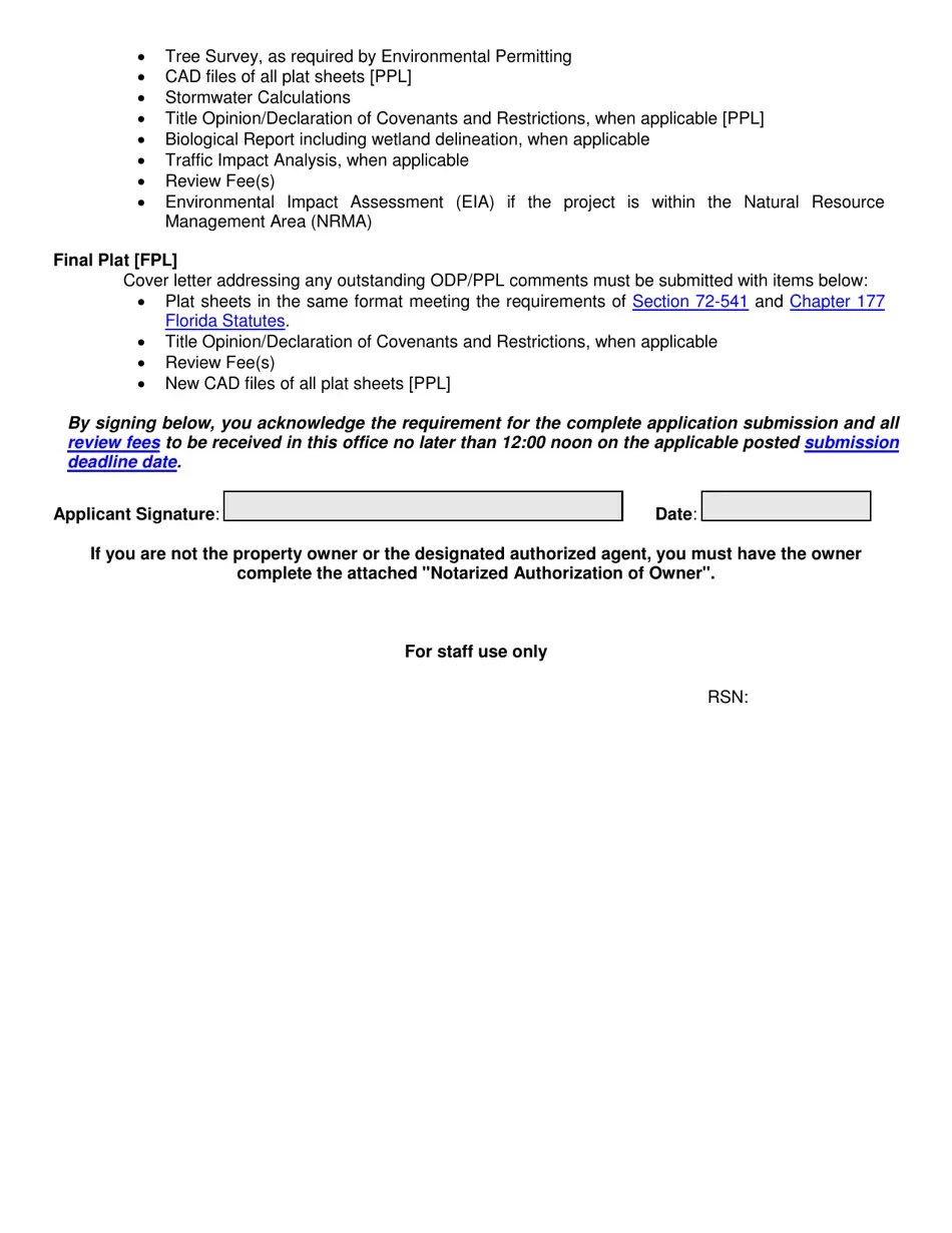 Volusia County, Florida Plan Review Application Fill Out, Sign Online