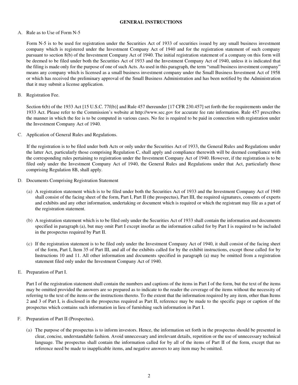 Form N5 (SEC Form 0993) Download Printable PDF or Fill Online