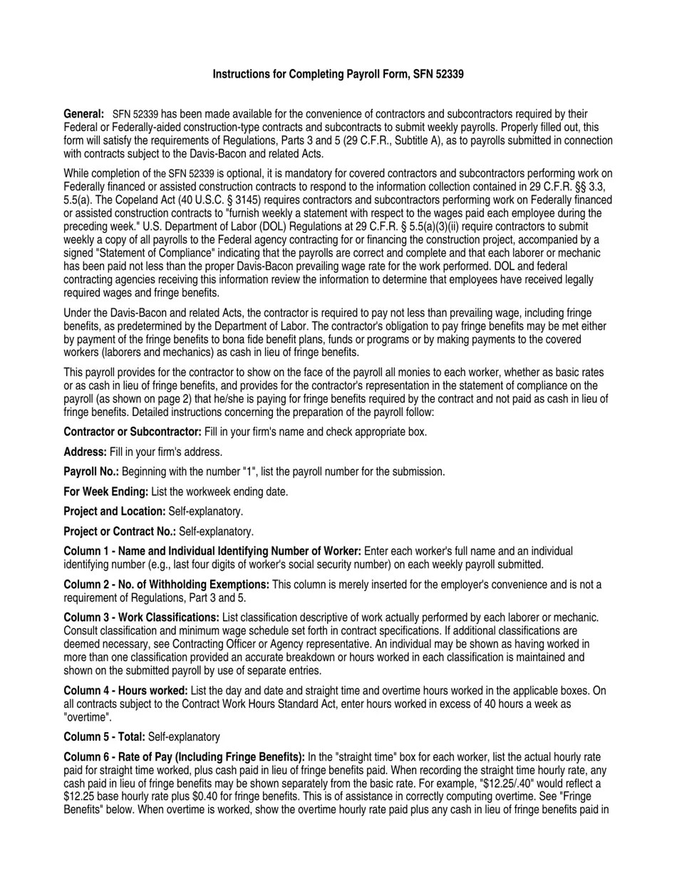 Form SFN52339 Fill Out, Sign Online and Download Printable PDF, North