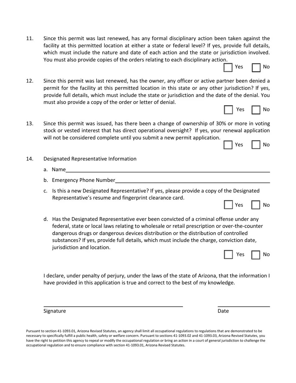 Arizona 3pl Permit Renewal Application Fill Out, Sign Online and Download PDF Templateroller