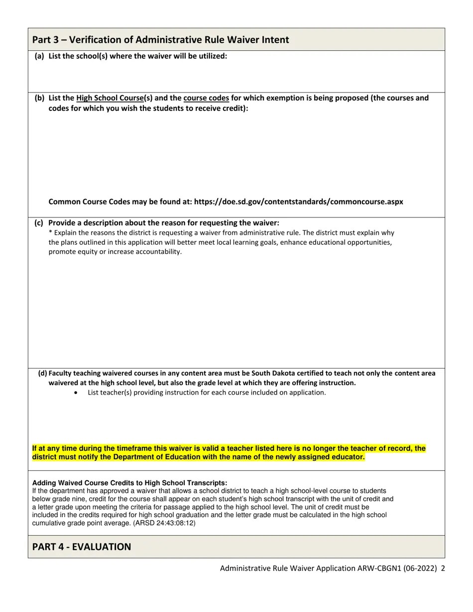 Form ARWCBGN1 Fill Out, Sign Online and Download Printable PDF