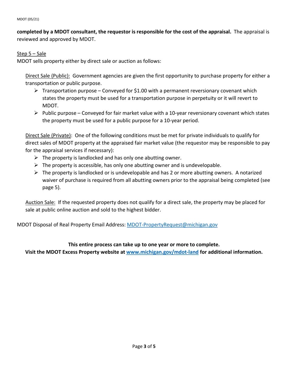 Michigan Property Request Fill Out, Sign Online and Download PDF