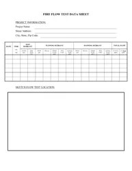 City of San Antonio, Texas Fire Flow Test Report - Fill Out, Sign