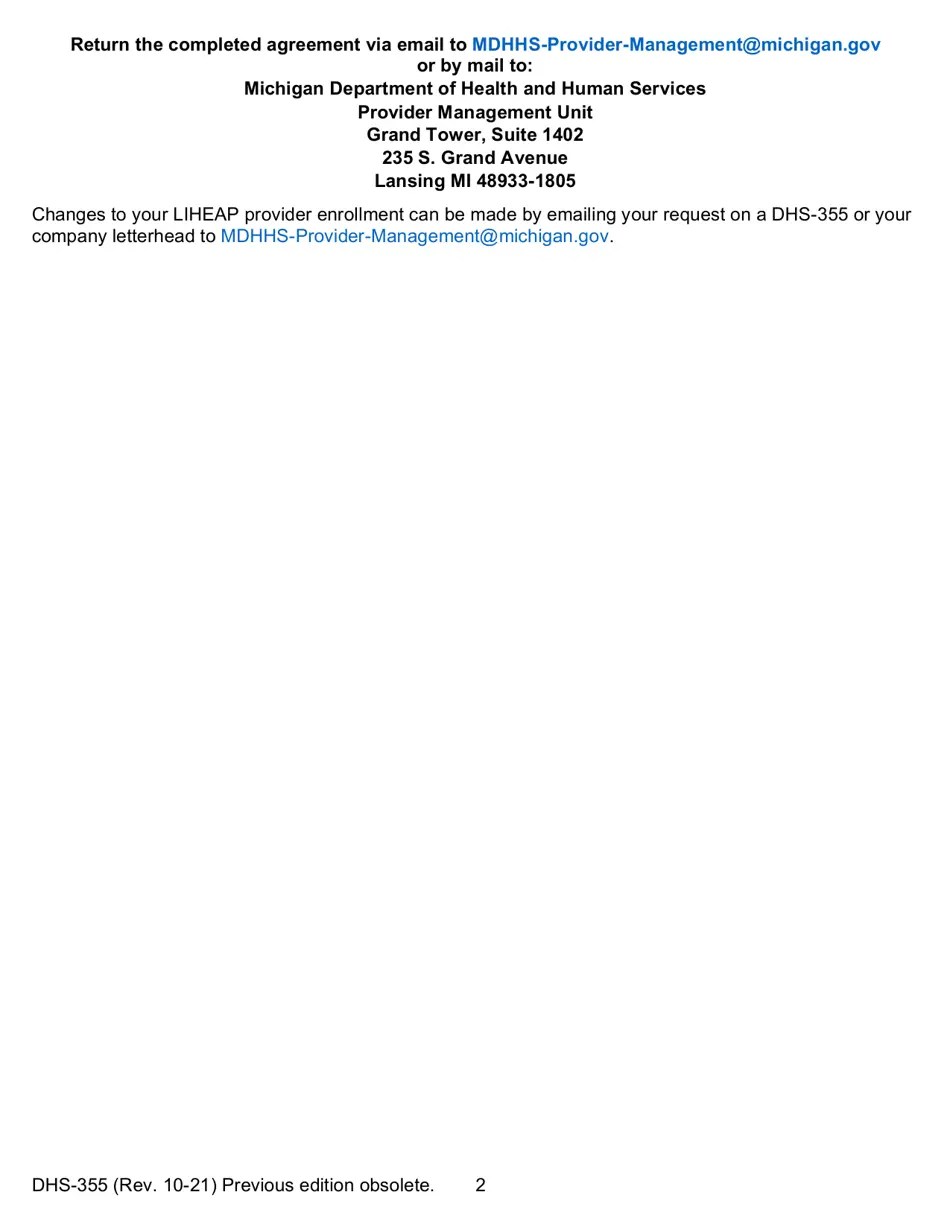 Form DHS355 Download Fillable PDF or Fill Online Participation