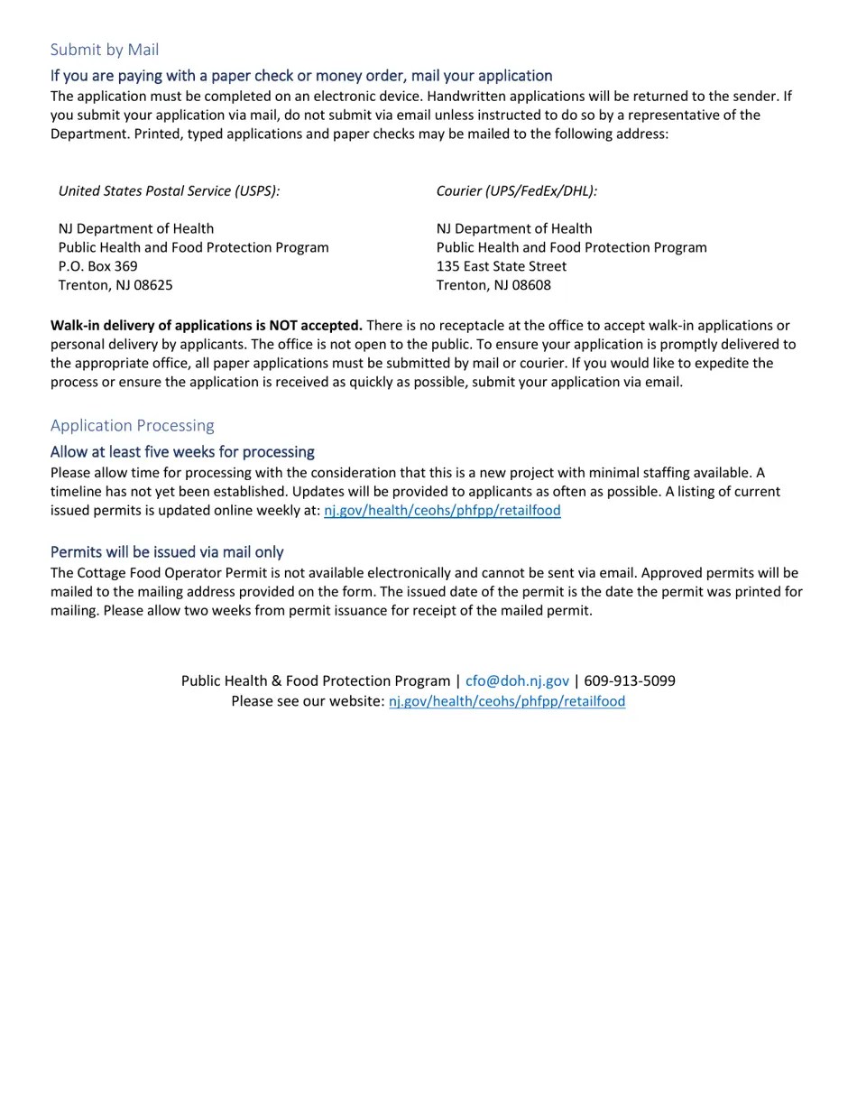 Download Instructions for Form CFO1 Application for Cottage Food