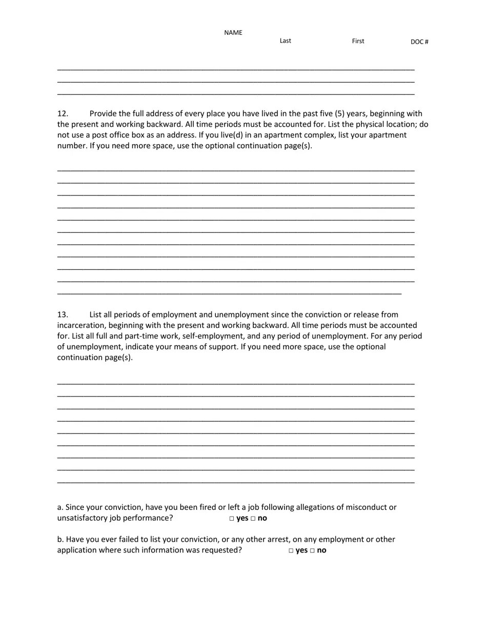 Louisiana Application for Pardon Consideration Fill Out, Sign Online