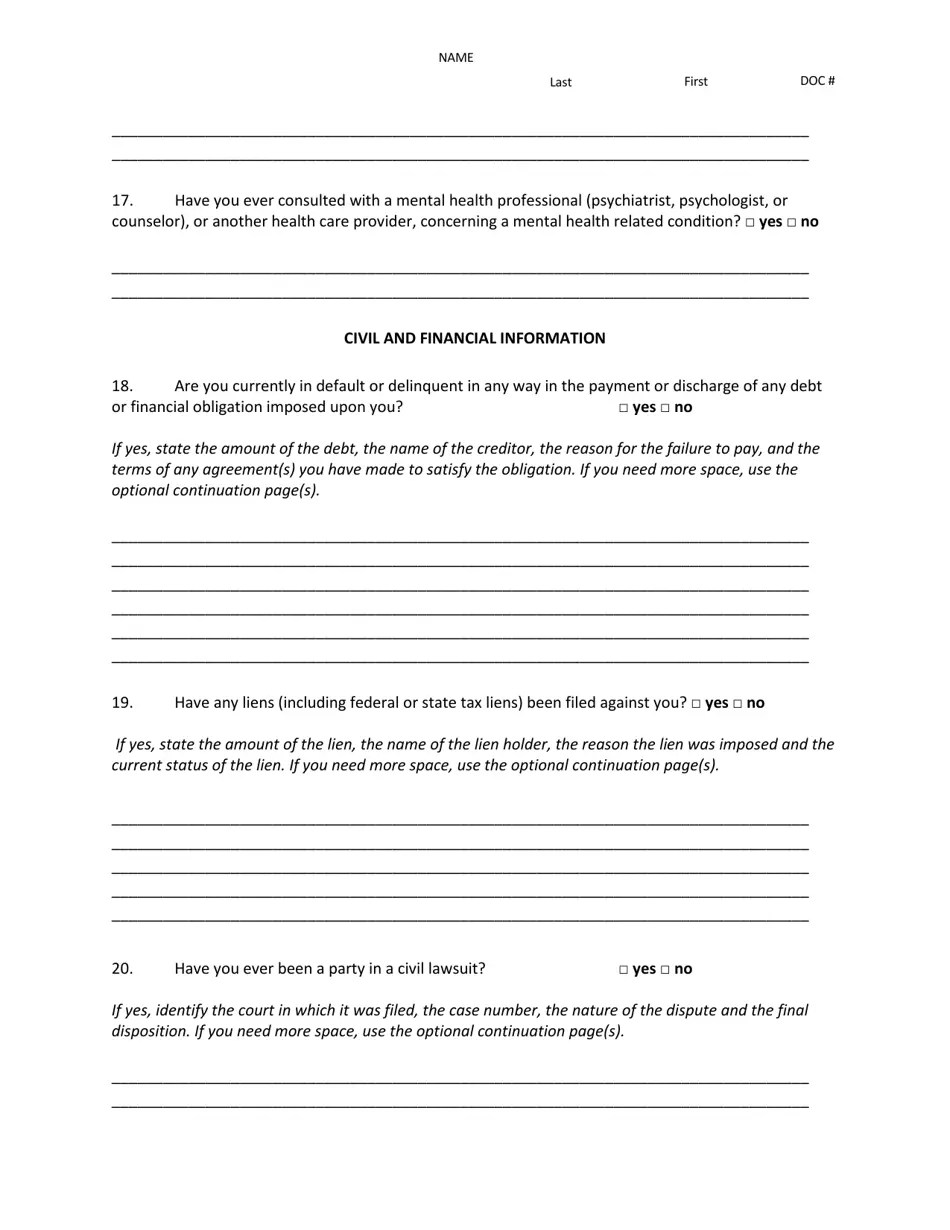 Louisiana Application for Pardon Consideration Fill Out, Sign Online