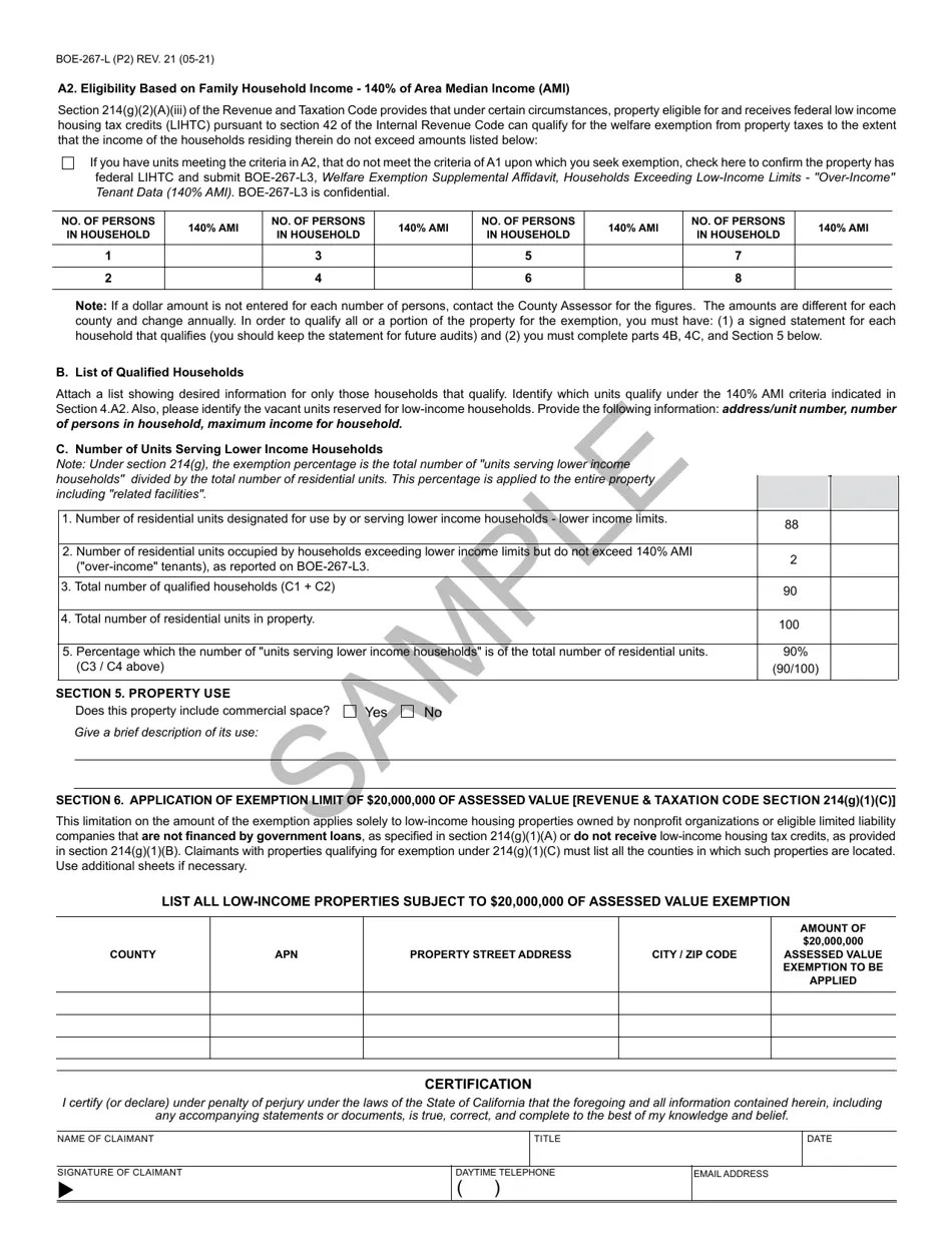 Form BOE267L Fill Out, Sign Online and Download Printable PDF