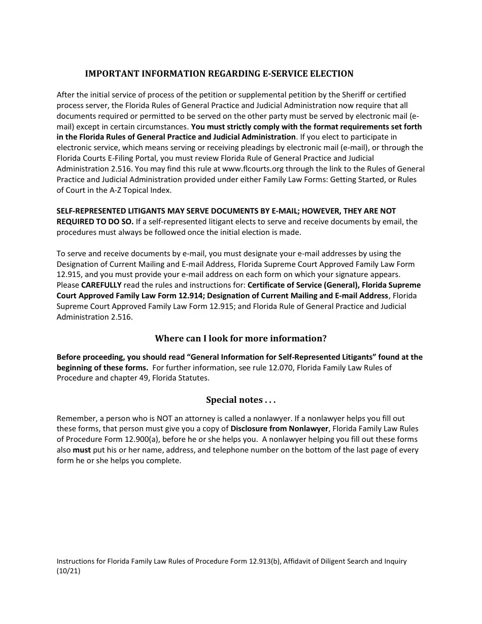 Form 12.913(B) Download Fillable PDF or Fill Online Affidavit of