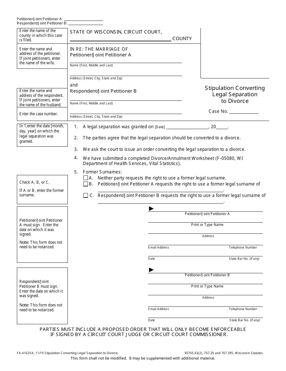 Form FA4162VA Fill Out, Sign Online and Download Printable PDF
