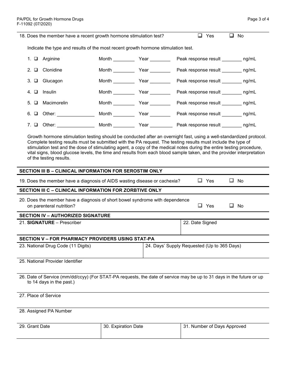 Form F11092 Fill Out, Sign Online and Download Fillable PDF