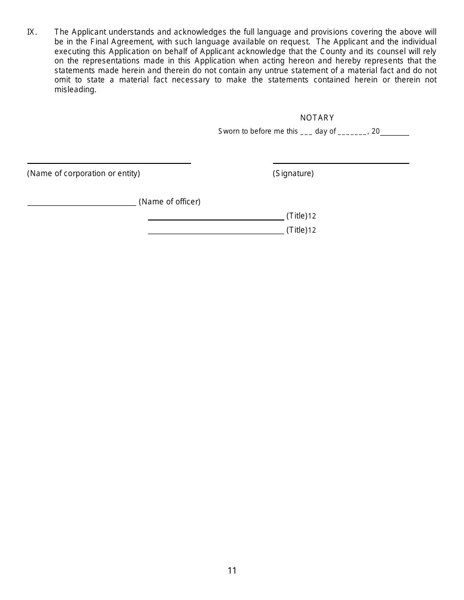 Niagara County, New York Application for Empower Niagara Assistance