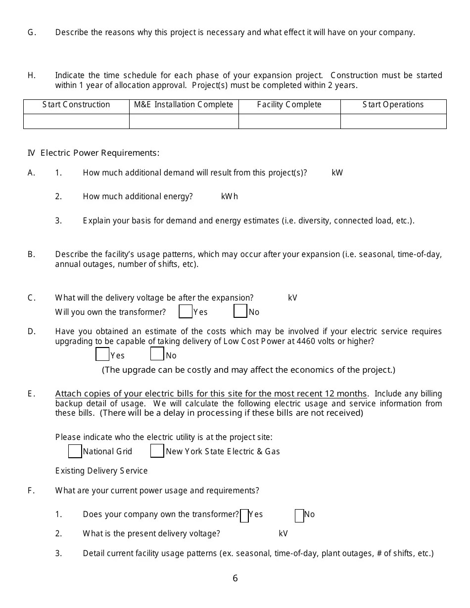 Niagara County, New York Application for Empower Niagara Assistance