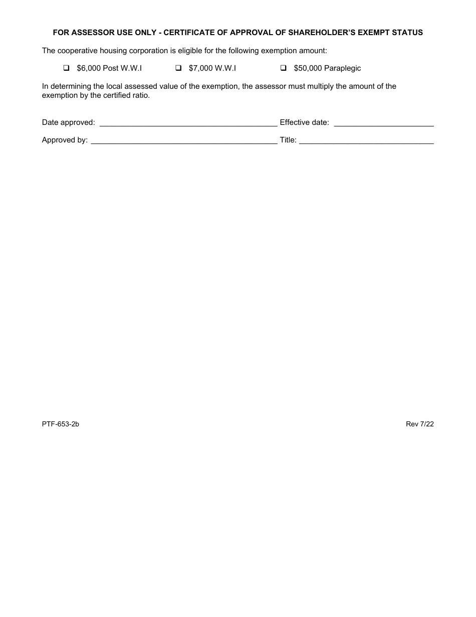 Form PTF6532B Download Fillable PDF or Fill Online Property Tax