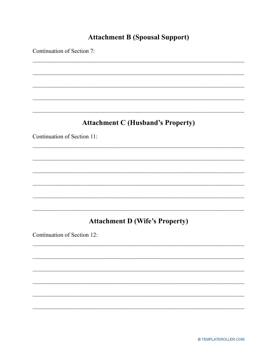 South Dakota Divorce Settlement Agreement Template Fill Out, Sign Online and Download PDF