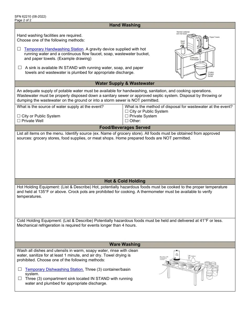 Form SFN62210 Fill Out, Sign Online and Download Printable PDF, North