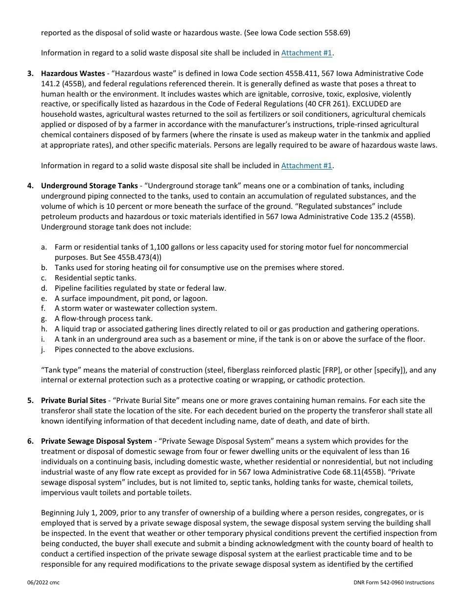 Download Instructions for DNR Form 5420960 Real Estate Transfer