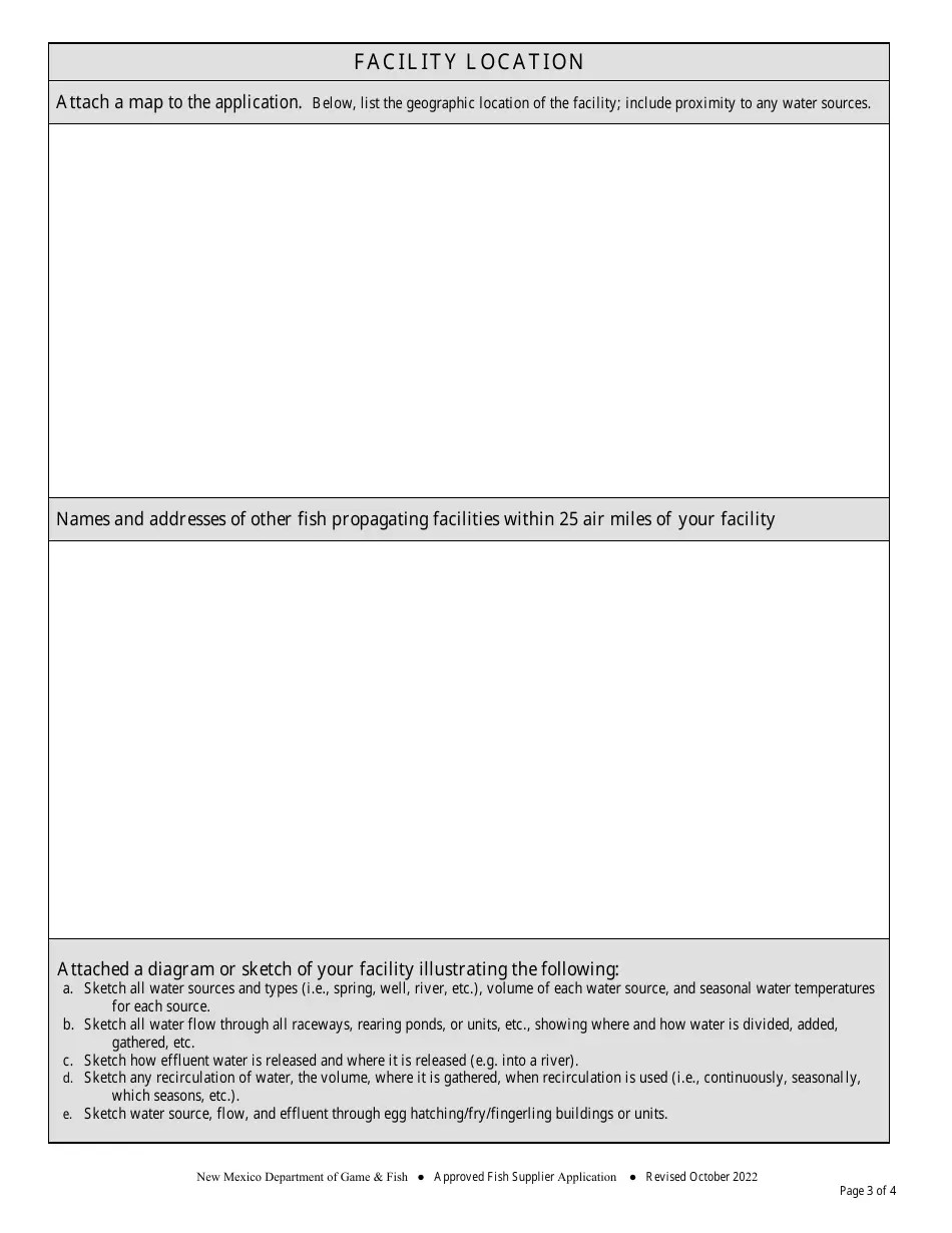 New Mexico Approved Fish Supplier Application Fill Out, Sign Online