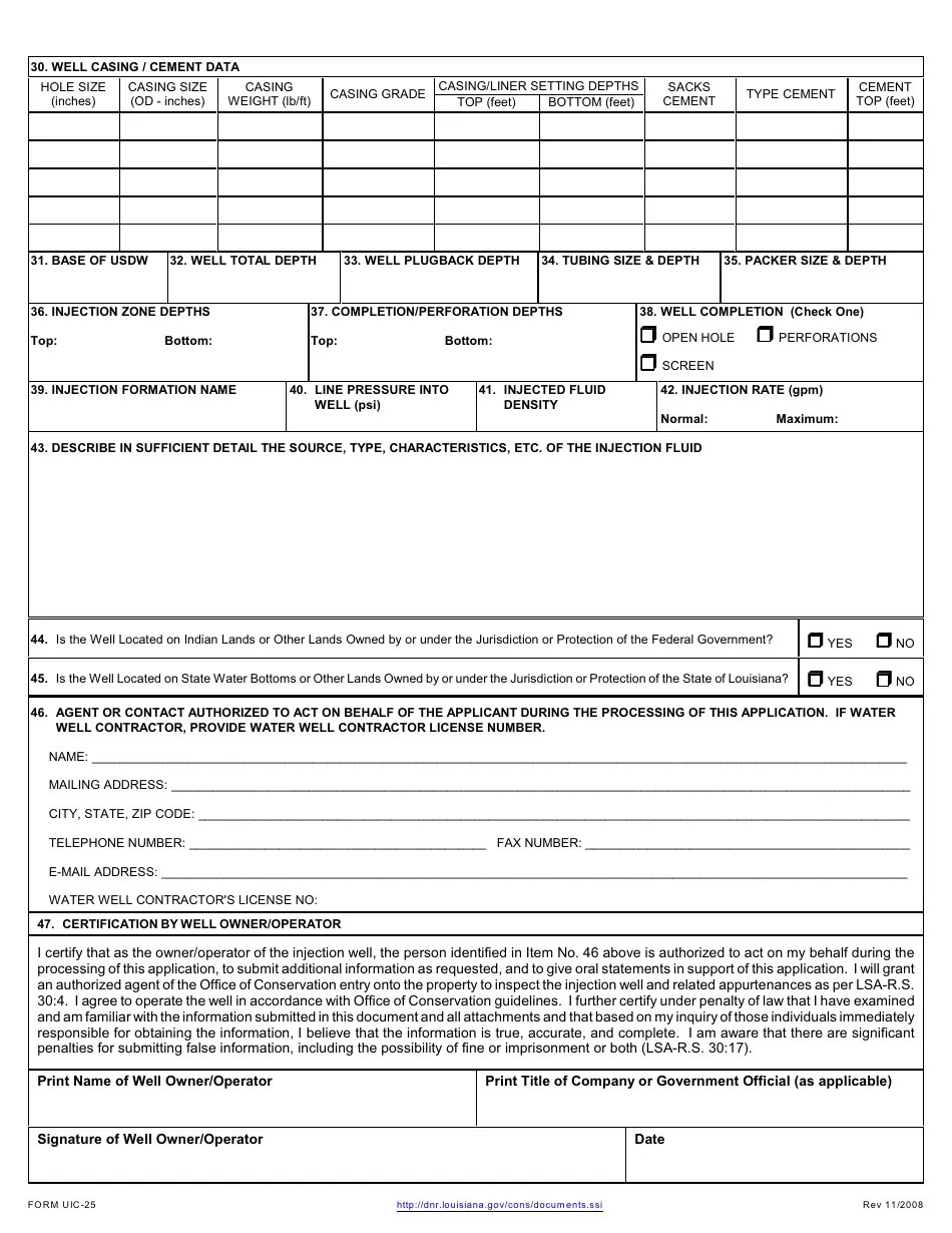 Form UIC25 Fill Out, Sign Online and Download Fillable PDF