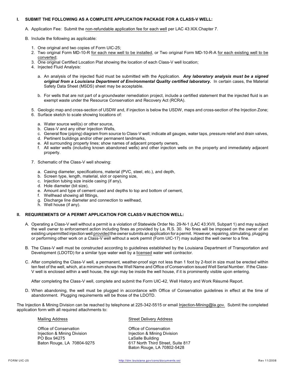 Form UIC25 Fill Out, Sign Online and Download Fillable PDF