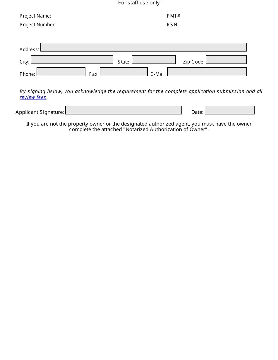 Volusia County, Florida Plan Review Application for Commercial