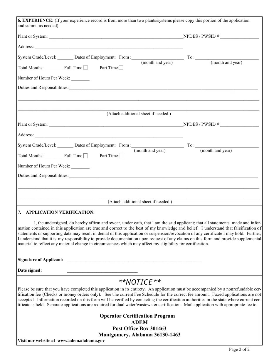 ADEM Form 507 Fill Out, Sign Online and Download Fillable PDF