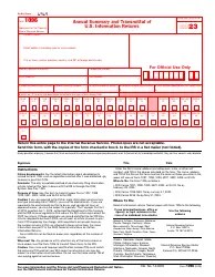 IRS Form 1096 Download Fillable PDF or Fill Online Annual Summary and