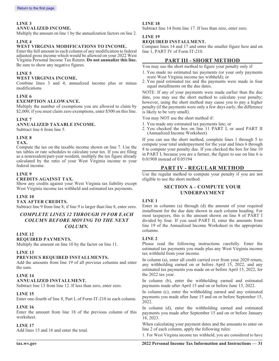 Form IT140 2022 Fill Out, Sign Online and Download Fillable PDF