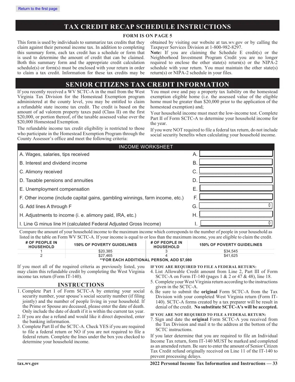 Form IT140 2022 Fill Out, Sign Online and Download Fillable PDF