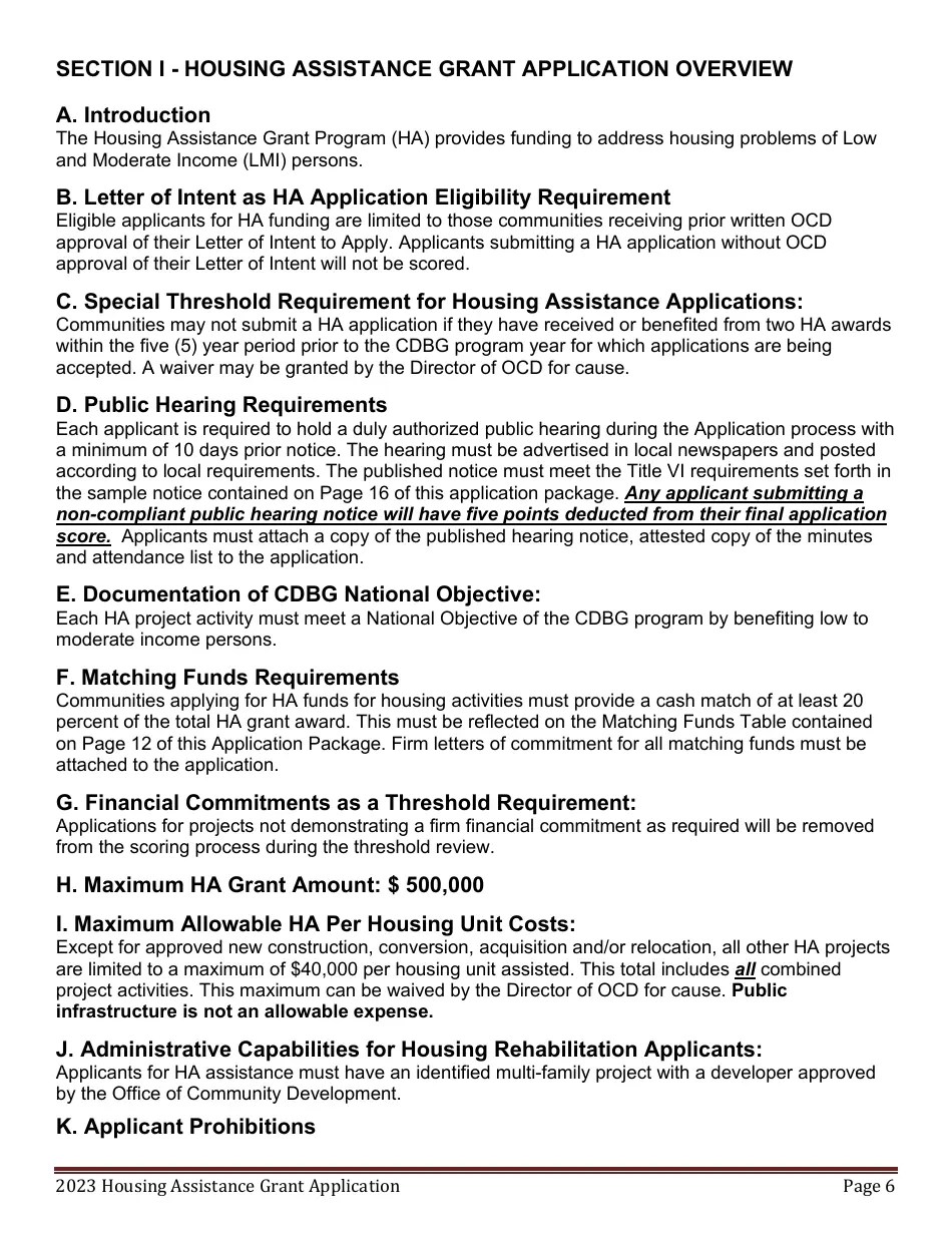 2023 Maine Housing Assistance Grant Program Application Fill Out
