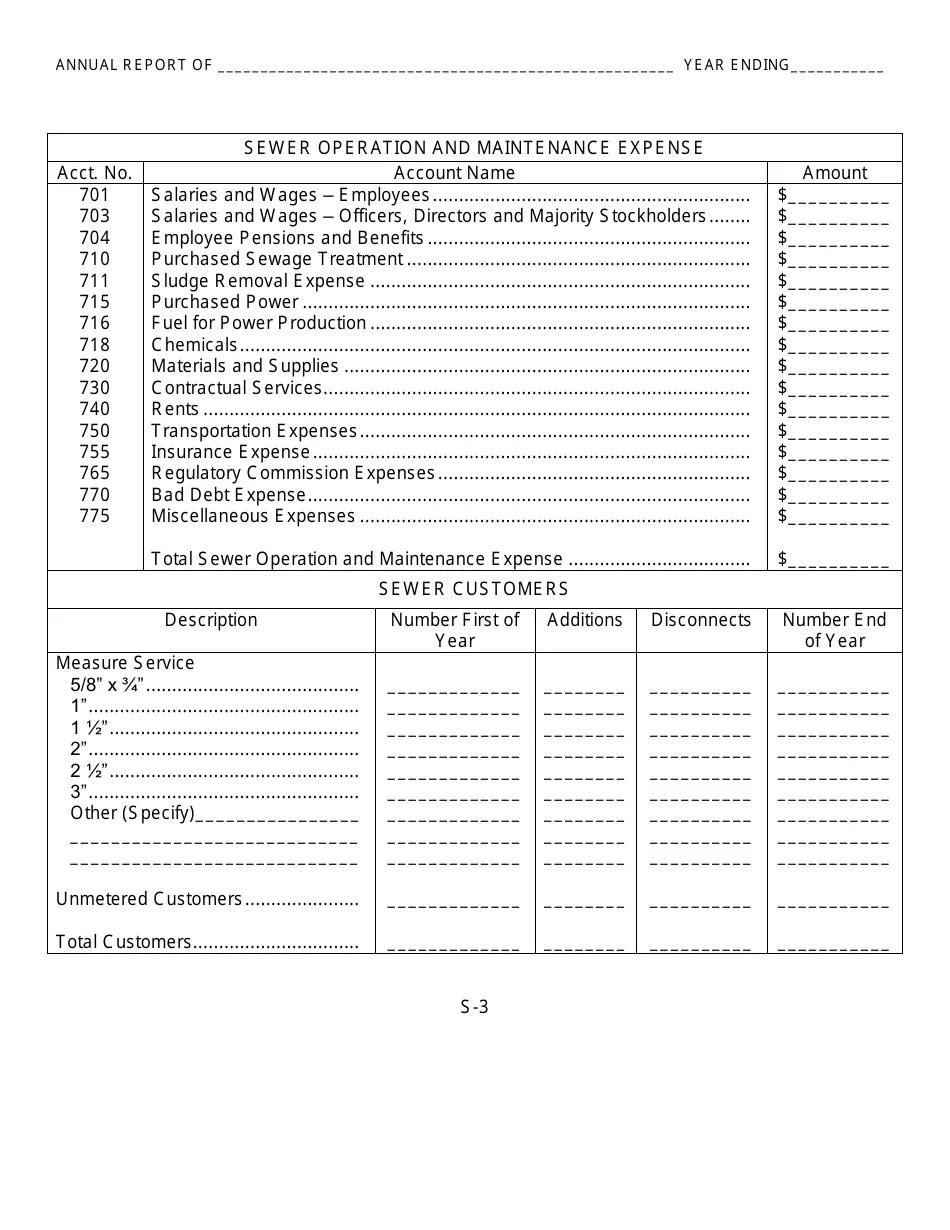 2022 Kansas Water Utility Class C Annual Report Fill Out, Sign Online