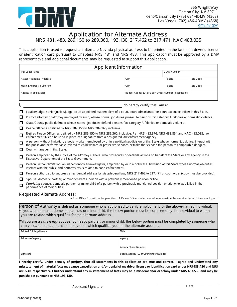 Form DMV007 Fill Out, Sign Online and Download Fillable PDF, New York Templateroller