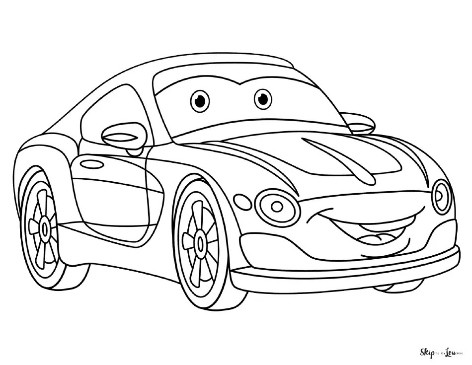 Disney Cars Coloring Page Download Printable PDF Templateroller