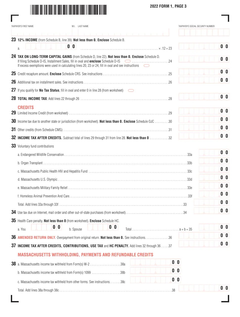 Form 1 2022 Fill Out, Sign Online and Download Printable PDF