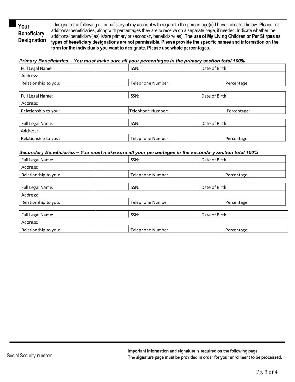 North Carolina Enrollment Form Nc 401(K) Plan Fill Out, Sign Online