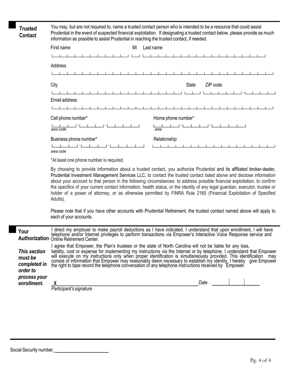 North Carolina Enrollment Form Nc 457 Plan Fill Out, Sign Online