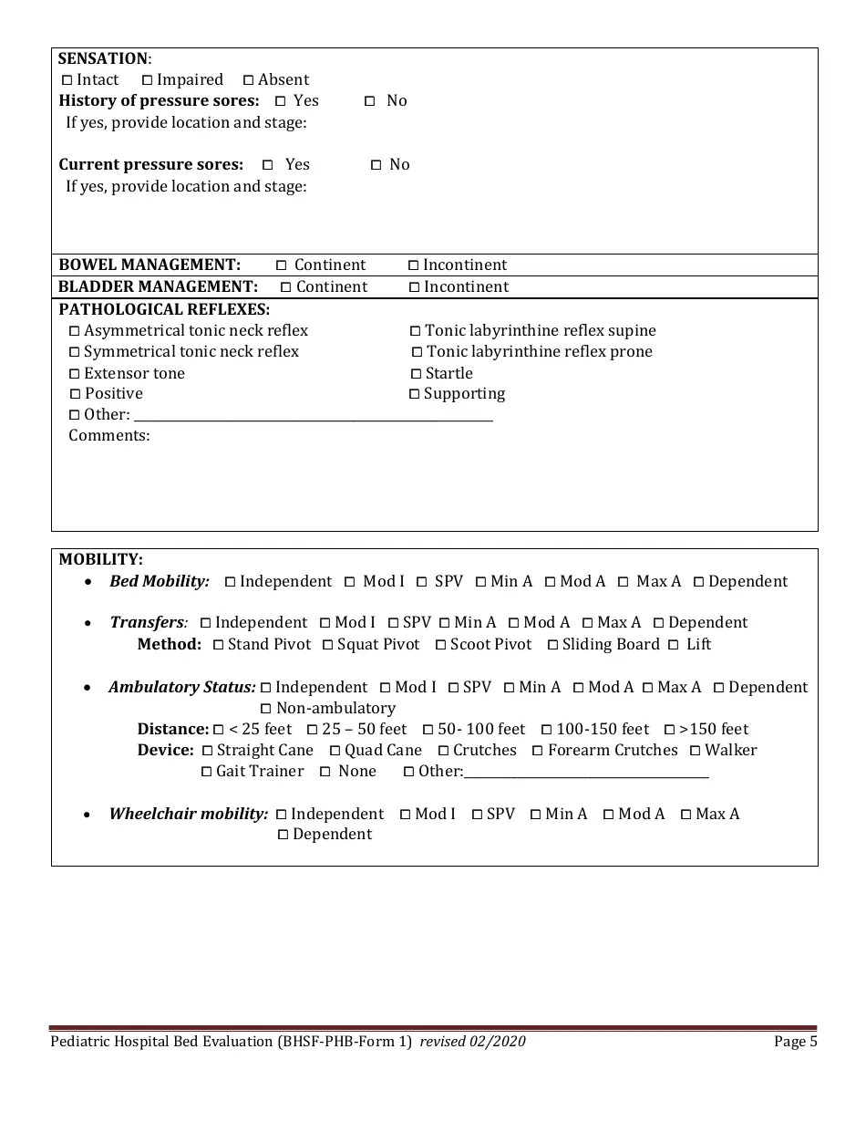 BHSFPHB Form 1 Fill Out, Sign Online and Download Printable PDF, Louisiana Templateroller