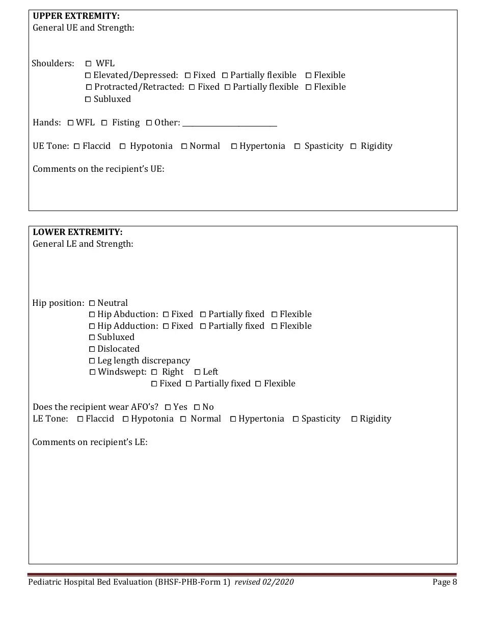BHSFPHB Form 1 Fill Out, Sign Online and Download Printable PDF, Louisiana Templateroller
